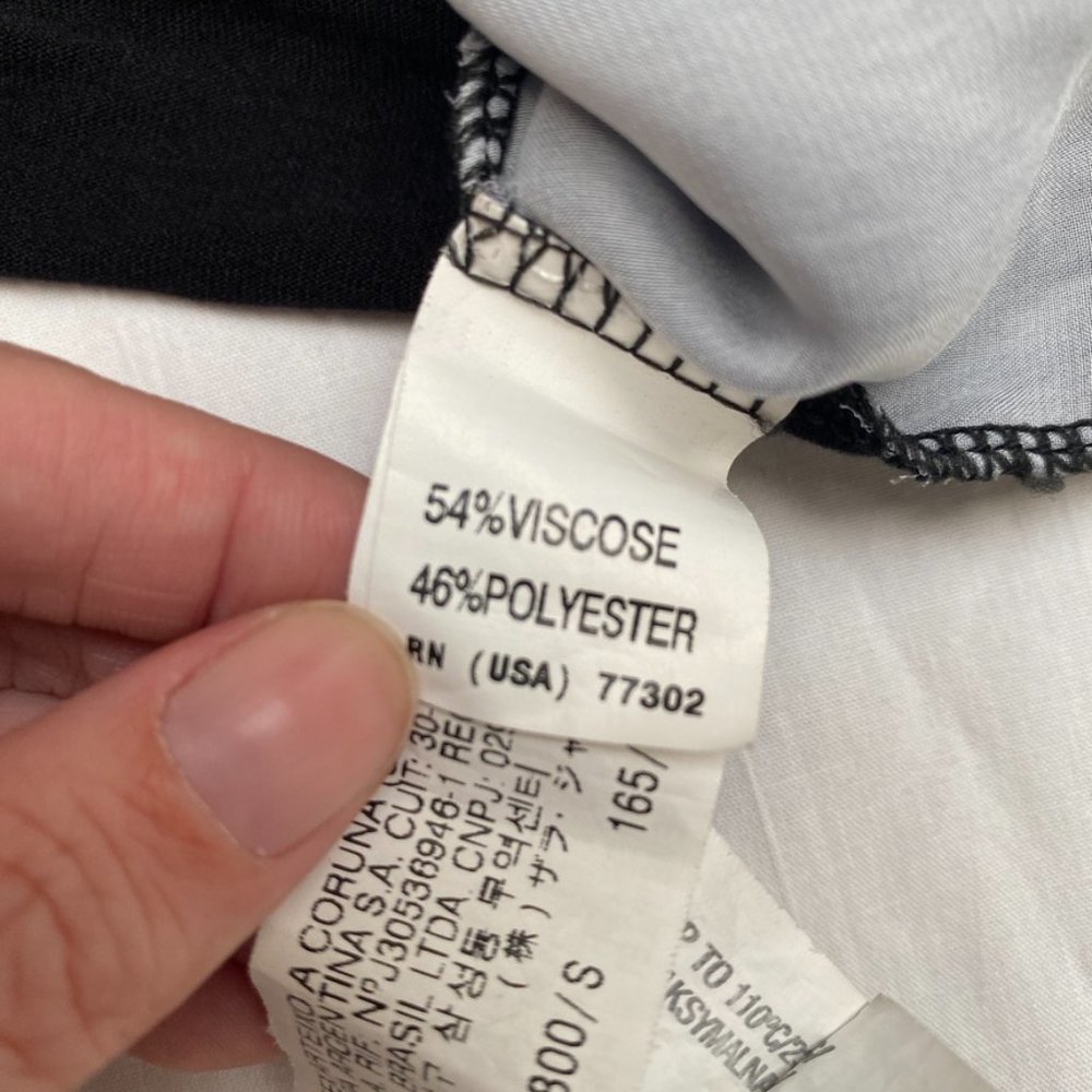 Zara Basic - Breathable, Graphic, Light Weight, Dress Shirt, Size S - Picture 7 of 7
